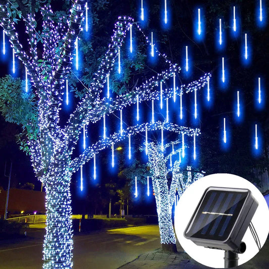 Meteor Shower Light Holiday String Light Waterproof Fairy Outdoor Led - DecorGama